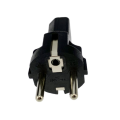 NEW EU TO IEC320 C13 Power adapter,EU male to IEC320 C13 female AC plug,EU(4.8MM) 2 pin to PDU/UPS conversion plug,10A 250V. 