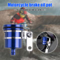 Aluminum Alloy Motorcycle Brake Cylinder Fluid Reservoir Oil Fluid Cup Clutch Tank Oil Fluid Cup Universal Motorbike Accessories. 
