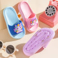 Girls Slippers 2 to 8 Years Kids Home Slippers Pink Blue Unicorn Toddler Girl Slippers Anti-Slip Waterproof Bathroom Slippers. 