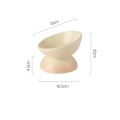 Cat Ceramic Bowl Gradient Pet Food Water Feeders Small Dogs Drinking Eating Supplies Raised Tilted Cats Puppy Feeding Supplies. 