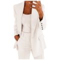 Women's Blazer Top Elegant Solid Long Sleeves Jacket Suit Jacket Business Fashion Spring Tracksuit Office Lady Blouse Coat Tops. 