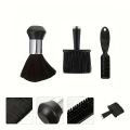 3/4 Set Professional Broken Hair Brush Spray Bottle Soft Hair Brush Neck Dust Remover Suitable for Salons in Barber Shops.