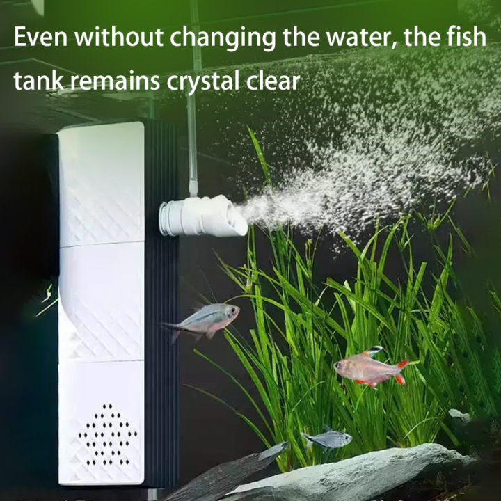 Silent Fish Tank Filters Water Purification Cycle Three-In-One Built-In ...