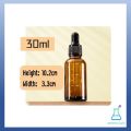 Glass dropper bottles 10ml,20ml,30ml,50ml,100ml. 