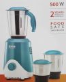 Usha Sm500m13 Speed Master Mixer Grinder (3 Jars, Blue). 