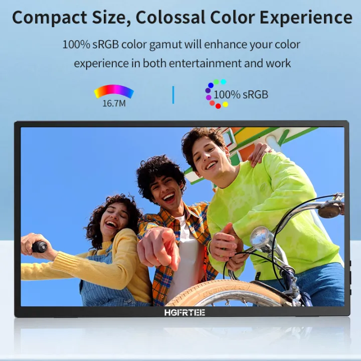 HGFRTEE%2018.5inch%20Portable%20Monitor%20120Hz%20RGB100%25%20With%20VESA%20Hole%20&%20Back%20bracket%20Laptop%20Extended%20Display%20ADS-IPS%20HDR%20Screen%20-%20Image%203