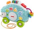 Fisher-Price Linkimals Learning Toy Happy Shapes Hedgehog Pull Along with Interactive Music and Lights for Baby and Toddler. 