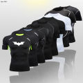 Men's T Shirt Outdoor Training Fitness Gym Jogging Running Sweatshirt Compression Shirts Tight Elastic Breathable. 