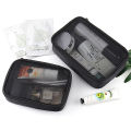 Breathable Mesh Cosmetic Bag Korean Version Solid Color Fashion Makeup Organizer Travel Portable Toilet Wash Bags Multi-function. 