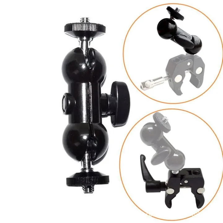 Super%20Clamp%20with%20360%C2%B0%20Mini%20Ball%20Head%20Quick%20Release%20Clamp%20Bracket%20Tripod%20Mount%201/4%20Screw%20Clip%20for%20DSLR%20Camera%20%2013%2012%2011%20-%20Image%205