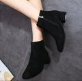 043 code Zipper Side Lace Up Ankle Boots For Women. 