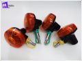 Suzuki ts100 ts100c ts100n turn signal LH & RH set (4 pcs) # front-back turn signal (orange light cover) left-right 1 set (4 units). 