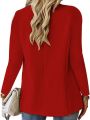 Autumn long-sleeved solid colour cardigan one-button small suit jacket for women. 