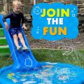 100/60cm Children's Inflatable Water Spraying Game Mat Outdoor Game Toy Lawn Swimming Pool Mat Children's Toy Beach Mat.