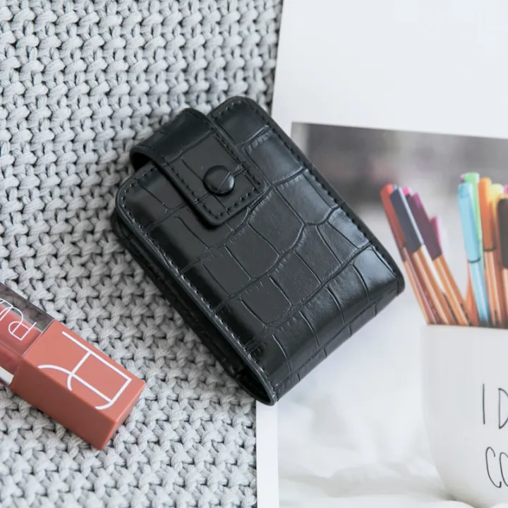 Mini%20Portable%20Lipstick%20Bag%20With%20Mirror,Minimalism%20Small%20Cosmetic%20Bag%20With%20Button,%20Crocodile%20Embossed%20Women's%20Makeup%20Storage%20Case%20-%20Image%203
