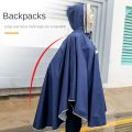 Children's raincoat cloak style school bags advanced Korean version primary children's poncho riding electric car raincoat.