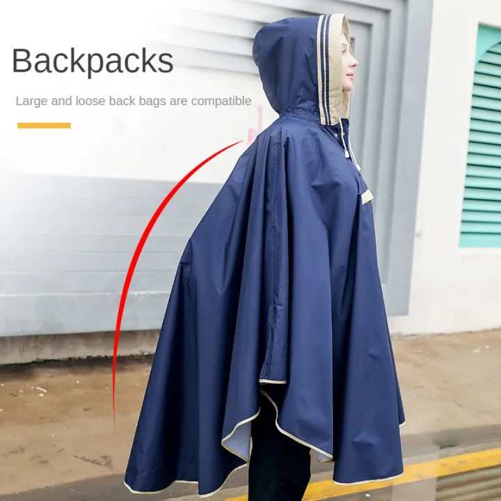 Children's%20raincoat%20cloak%20style%20school%20bags%20advanced%20Korean%20version%20primary%20children's%20poncho%20riding%20electric%20car%20raincoat%20-%20Image%202