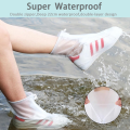 1 Pair PVC Waterproof Shoe Cover Transparent Reusable Anti-slip Rain Shoe Cover Suitable for Outdoor Men & Women.