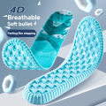 1 Pair Of Sports Insoles Men Women Soft Elastic Mugwort Anti-Odor Breathable Shock-Absorbing Foot Care Comfortable Soft Insoles freshfeet.