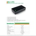 WiFi Router UPS Power Bank 12 Volts  1A 1.5A Tp Link Tenda PTCL Fiber 12v Router. 