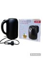 Uk lot imported Silver crest Logik 1.7L jet black cordless kettle. 