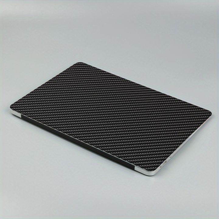 HUADO%202-Piece%20Set%2012.1%2013%2013.3%2014%2015%2015.4%2015.6%20Carbon%20Fiber%20Laptop%20Sticker%20Universal%20Net%20Sticker%20Reusable%20Laptop%20Case%20(Black)%20-%20Image%206