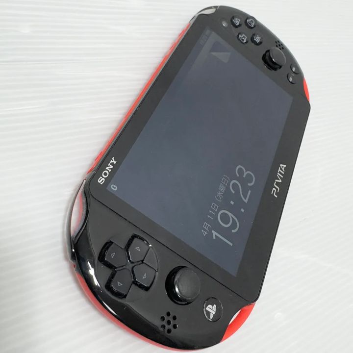 Sony%20PlayStation%20Ps%20Vita%20Slim%20Red%20Black%20Value%20Pack%20Limited%20Edition%20Ps%20Vita%20Slim%202000%20Series%20Model%20PCH-2000%20Wi-Fi%20Model%20Japan%20Version%20Without%20box+Sony%20Ps%20Charger%20N-104+64gb%20card%20With%20SD2VITA%20Adapter+Jailbreak%20Top%20&%20Hit's%20Pre%20Games%20Installed%20Tested%20Cleaned%20-%20Image%206