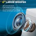 20W Powerful Wireless Portable Dual Microphone Bluetooth Sound Outdoor Family Party Karaoke Subwoofer Boom Box with 2 Microphone. 