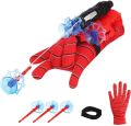 Spider Web Shooters Toy for Kids Fans, Hero Launcher Wrist Toy Set,Cosplay Launcher Accessories,Sticky Wall Soft  Funny Children's Educational Toys. 