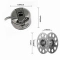 1 Pcs Bobbin Case + 5 Pcs Metal Bobbins for Household Sewing Machine Sewing Accessories Tools.