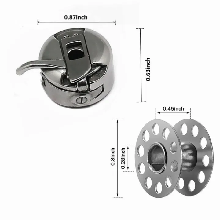 1%20Pcs%20Bobbin%20Case%20+%205%20Pcs%20Metal%20Bobbins%20%20for%20%20Household%20Sewing%20Machine%20Sewing%20Accessories%20Tools%20-%20Image%203