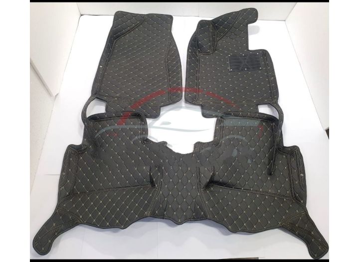 Chery Tiggo 4 Pro 7D Imported Floor Mats Premium Quality Tray Type 3 Pcs Set Waterproof and Washable