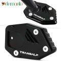 Motorcycle Accessories For HONDA XLV 600 650 700 TRANSALP CNC Aluminum Side Stand Extension Kickstand Pad Support Plate Enlarge. 