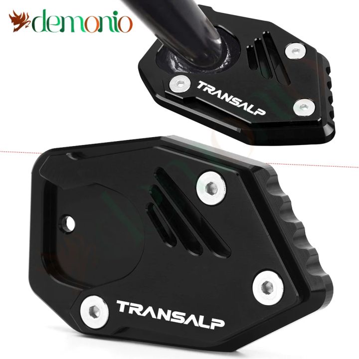 Motorcycle Accessories For HONDA XLV 600 650 700 TRANSALP CNC Aluminum Side Stand Extension Kickstand Pad Support Plate Enlarge