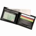 Cow Leather Men Wallets with Coin Pocket Vintage Male Purse RFID Blocking Genuine Leather Men Wallet with Card Holders. 