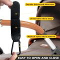 PU Leather Baby Bag Stroller Hook Pram Rotate 360 Degree Rotatable Cart Organizer Pram Hook Stroller. 