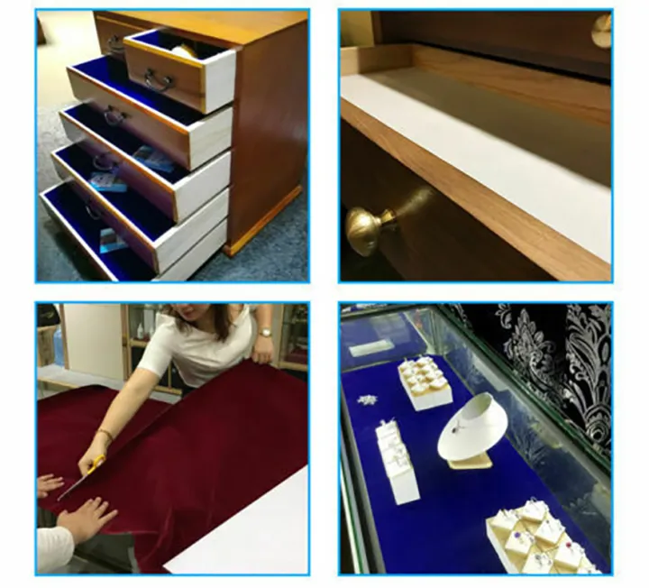 MultiColor%20Flocking%20Felt%20Self-adhesive%20Fabric%20DIY%20Jewelry%20Drawer%20Bag%20Decor%20Wallpaper%20Craft%20Roll%2020*15cm/20*145cm%20-%20Image%206