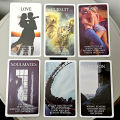 Mystic Black Rose Oracle Deck 78 Pcs Situations Tarot Cards Twin Flame Love Keywords Deck Healing Shadow Work Unique 10.3*6cm. 