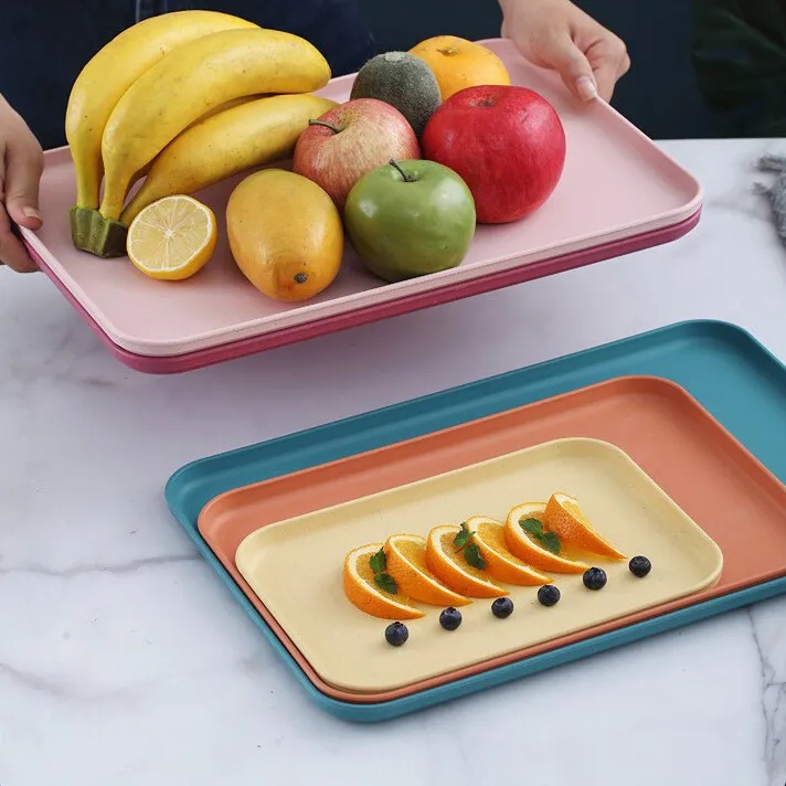 Plastic%20fast%20food%20trays%20bulk%20color%20cafeteria%20tray%20hotel%20restaurant%20rectangular%20serving%20platter%20-%20Image%204