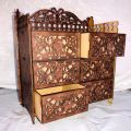 jewellery box for girl new wooden jewellery box with mirror and lipstick stand jewellery box 6 drawer jewellery storage boxes.. 