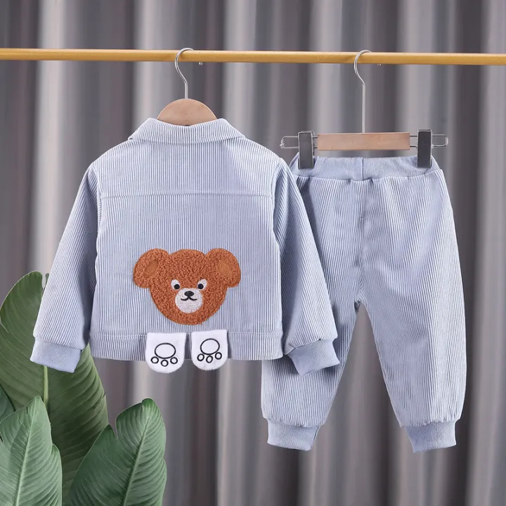 Baby%20Sets%202025%20New%20Clothes%20Spring%20Autumn%20Leisure%20Set%20Coat+Pants%20Two%20Piece%20Set%20Boys%20Girls%20Jacket%20Fashion%20Korean%20Version%20Clothing%20-%20Image%204