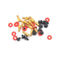 36PCS/Set Motherboard Mounting Screw Set Copper Pillar + M3 Screws + Insulating Gasket. 