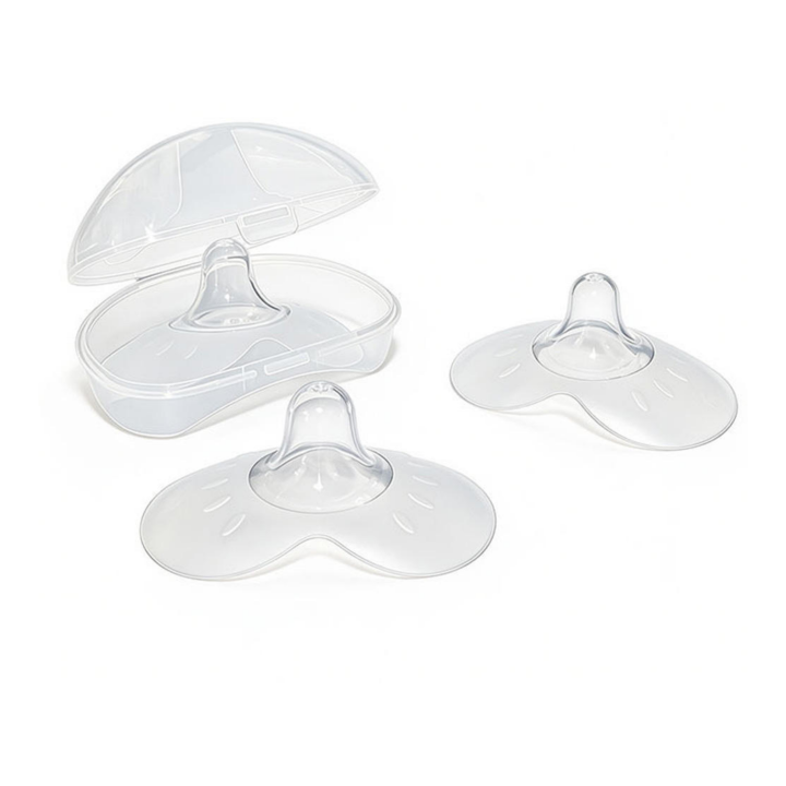 Nipple Shields for Breastfeeding Newborn, Contact Nipple Guards for Breast Feeding with Flat, Inverted Nipples