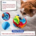Interactive Dog Toys Snuffle Ball for Dogs Encourage Natural Foraging Skills, Snuffle Ball Dog Puzzle Toys Treat Ball for Large. 