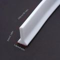 1PC 1-3M Bathroom Water Stopper Silicone Retaining Strip Water Shower Dam Flood Barrier Dry And Wet Separation Blocker. 