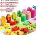6 in 1 Wooden Montessori Learning Toy, Magnetic Fishing Game, 6-in-1 Wooden Blocks Puzzle Board Set Numbers, Fruits, Traffic, Characters, Animals, and Career Matching for Toddlers Preschool Montessori Counting Educational Wooden Toy. 