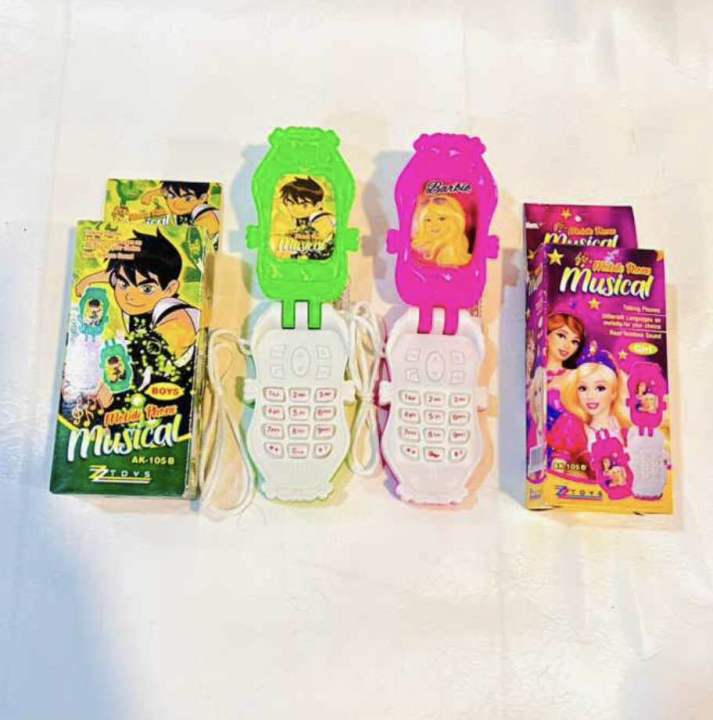 Barbie%20Phone%20Toy%20for%20Kids%20Baby%20Telephone%20Toy%20with%20Songs%20&%20Light%20for%20Girls%20Boys%20Kids%20-%20Image%202