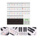 Piano Keyboard Stickers for 37-88 Key, Bold Large Letter Piano Stickers for Learning, Removable Piano Keyboard Letters. 