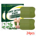 12/24/60PCS Detox Foot Patches Pads Feet Body Toxins Cleansing Relieve Stress Help Sleeping for Running Yoga Fitness Exercise. 