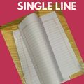 Full scape paper - Full scape sheets - Loose sheets - pack of 50, 100 and 200 narrow line sheets. 